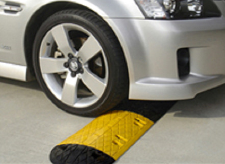 Speed humps for reducing vehicle speed