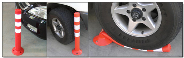 Resistivity test against a flexible post