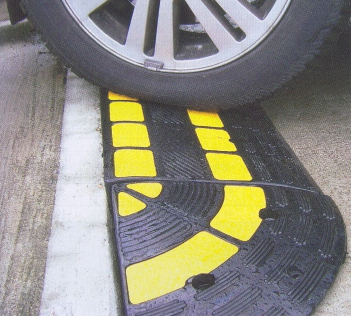 Kerb ramp end in real life situation